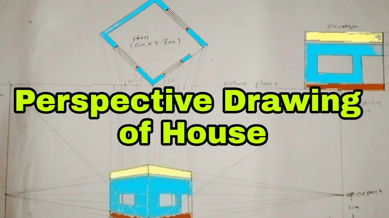 How to Draw Perspectives View of House