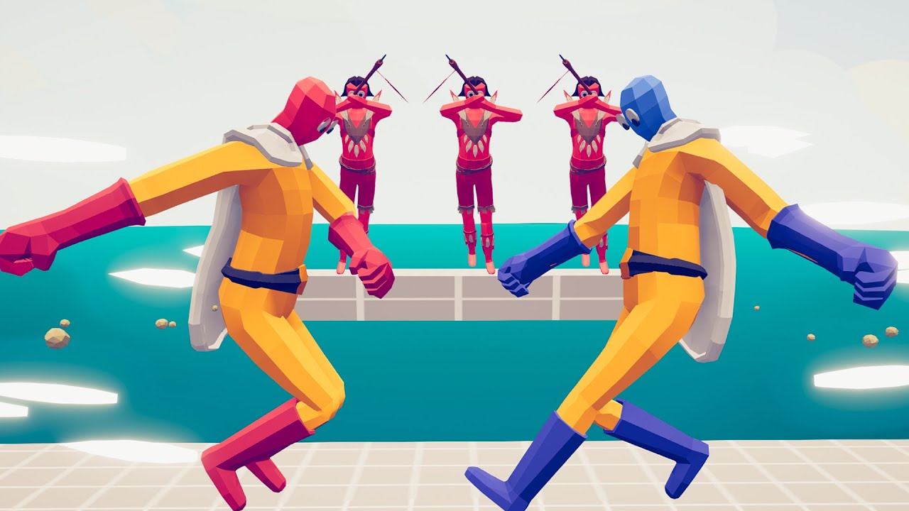 WATER BRIDGE TOURNAMENT + 6x BLOWDART - TABS Totally Accurate Battle Simulator