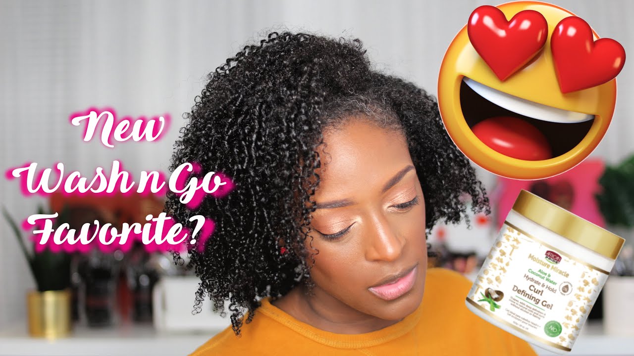 Wash N Go Series: African Pride Curl Defining Gel😮 l ReanellSelina