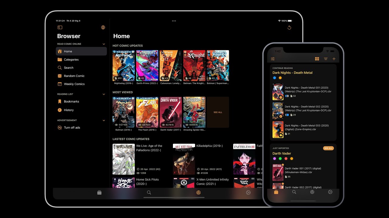 How to read comics online for free on iOS and macOS (iPhone, iPad and Mac) 2023