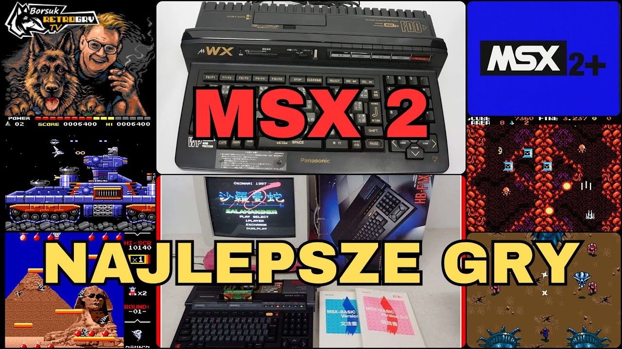 Borsuk Retro Gry TV: MSX 2 - NAJLEPSZE GRY #2