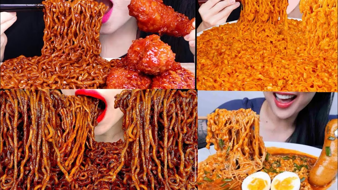 Noodles🍜| ASMR | best bites | @SASASMR @ZOEYASMR @Jane_asmr @jimmyeats