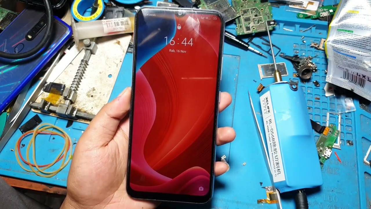 Coba beli LCD KW seharga Rp. 160.000 dan test pake satu minggu begini hasilnya