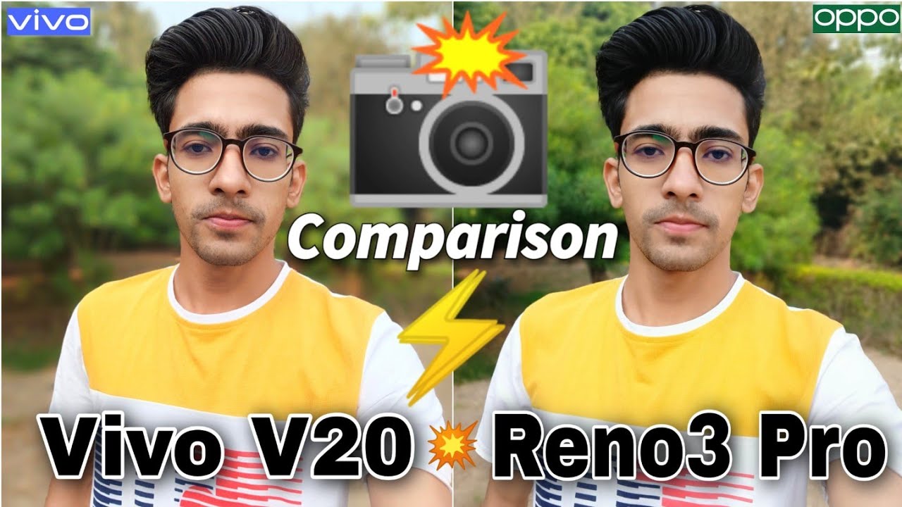 Vivo V20 vs Oppo Reno3 Pro Camera Test | Camera Comparison | 64MP, Dual Video Mode, Zoom, Portrait 🔥