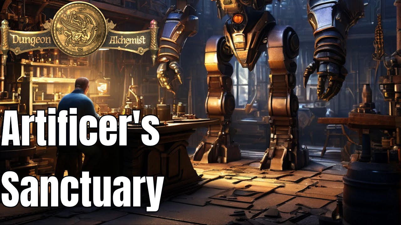 Dungeon Alchemist - Artificers Sanctuary - TTRPG Battle Map | CMDR_Aconite