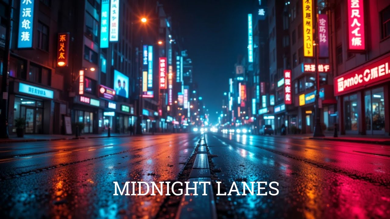 Midnight Lanes — Neon Night Drive | Chill Electronic Music
