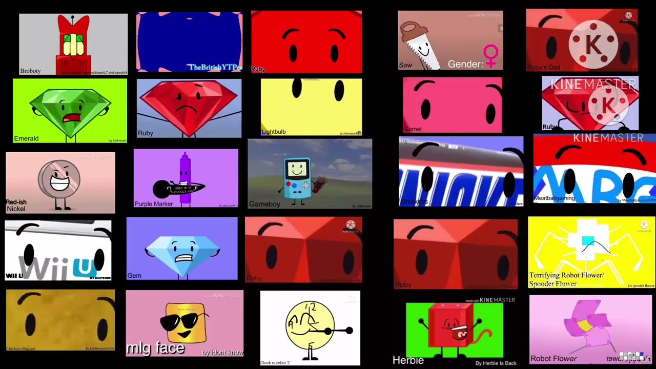 Bfdi auditions 25 parison.