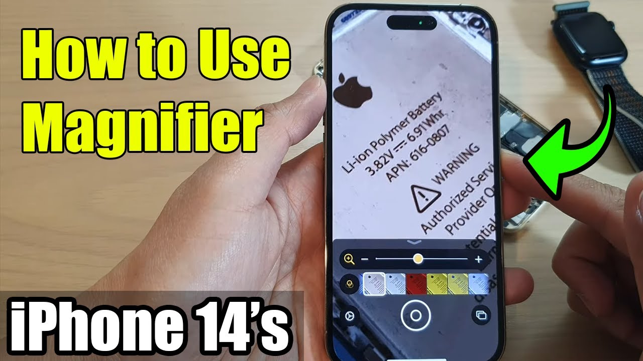 iPhone 14's/14 Pro Max: How to Use Magnifier