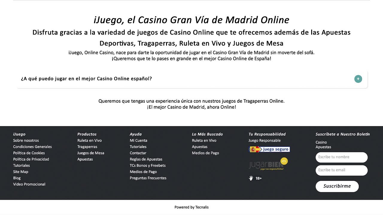 Tutoriales iJuego.es - Suscribirse