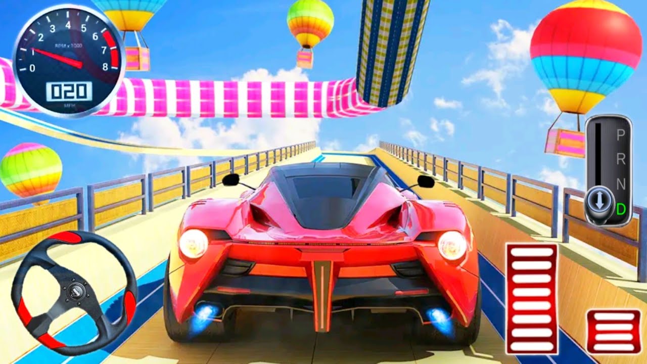 Real Car 🚗 Race Stunt Driving Simulator Games: Impossible Stunts Gameplay|| Universal Gaming