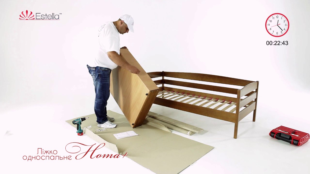 Естелла, ліжко - Нота Плюс. Таймлапс зборка.