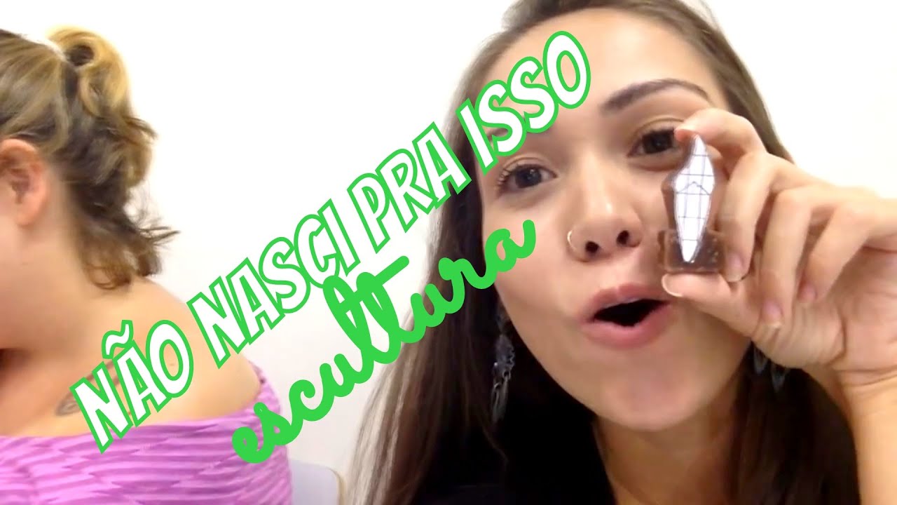 1° AULA DE ESCULTURA, NÃO SEI FAZER DENTE, SEM ORRR.