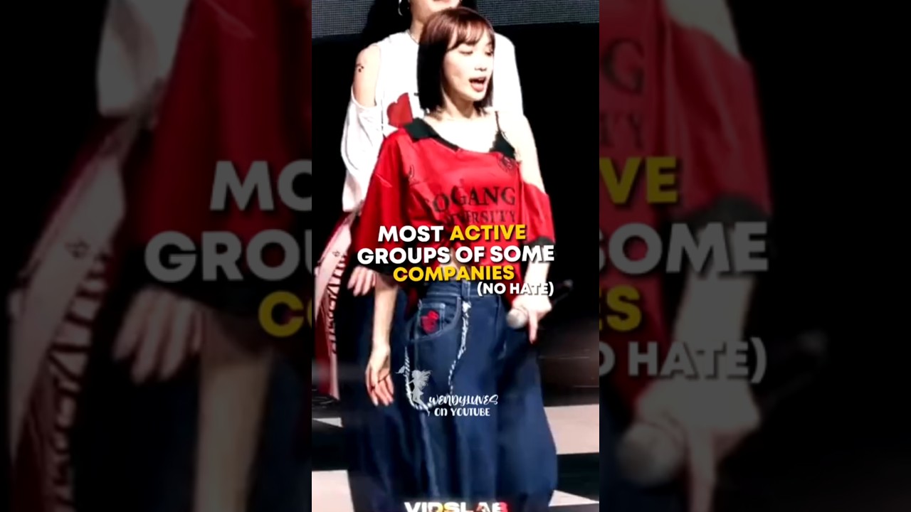 MOST ACTIVE GROUPS OF COMPANIES????|#shorts #kpop #fyp #aesthetic #viral