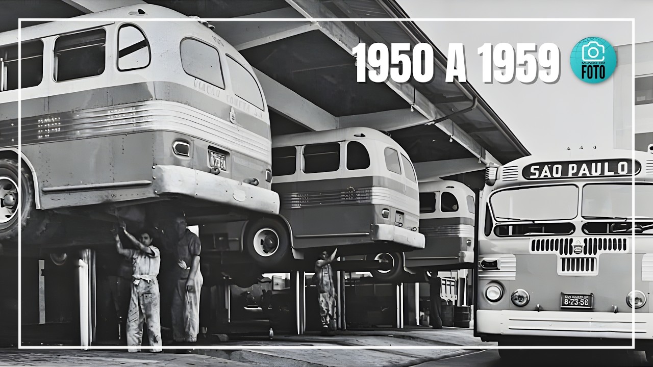 🌐 FOTOS antigas do Estado de SÃO PAULO na década de 1950 #mundoemfoto #história #curiosidade