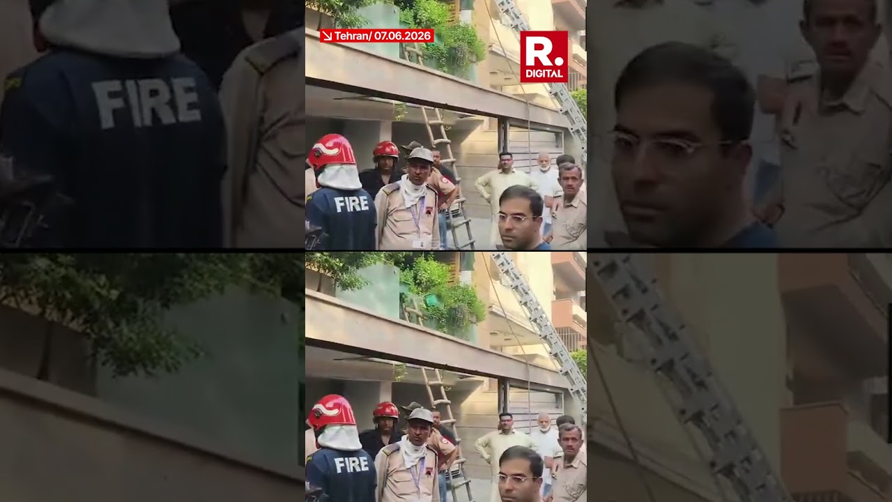 Massive Fire Breaks Out at House in Delhi's New Friends Colony, Rescue Operations Underway