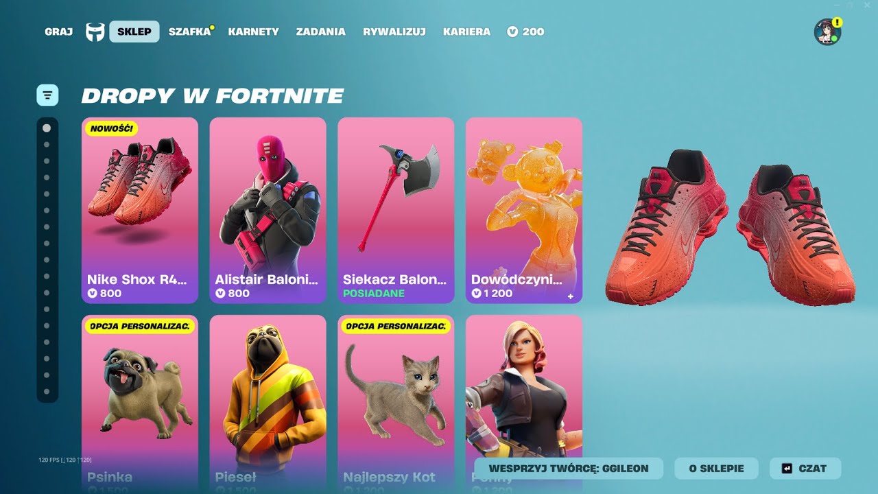 SKLEP FORTNITE 4.02.2026 *NOWE BUTY, ANIMOWANI OJCOWIE, CZŁOWIEK ZIUTEK, SIMONE, GWIEZDNA FLARA*