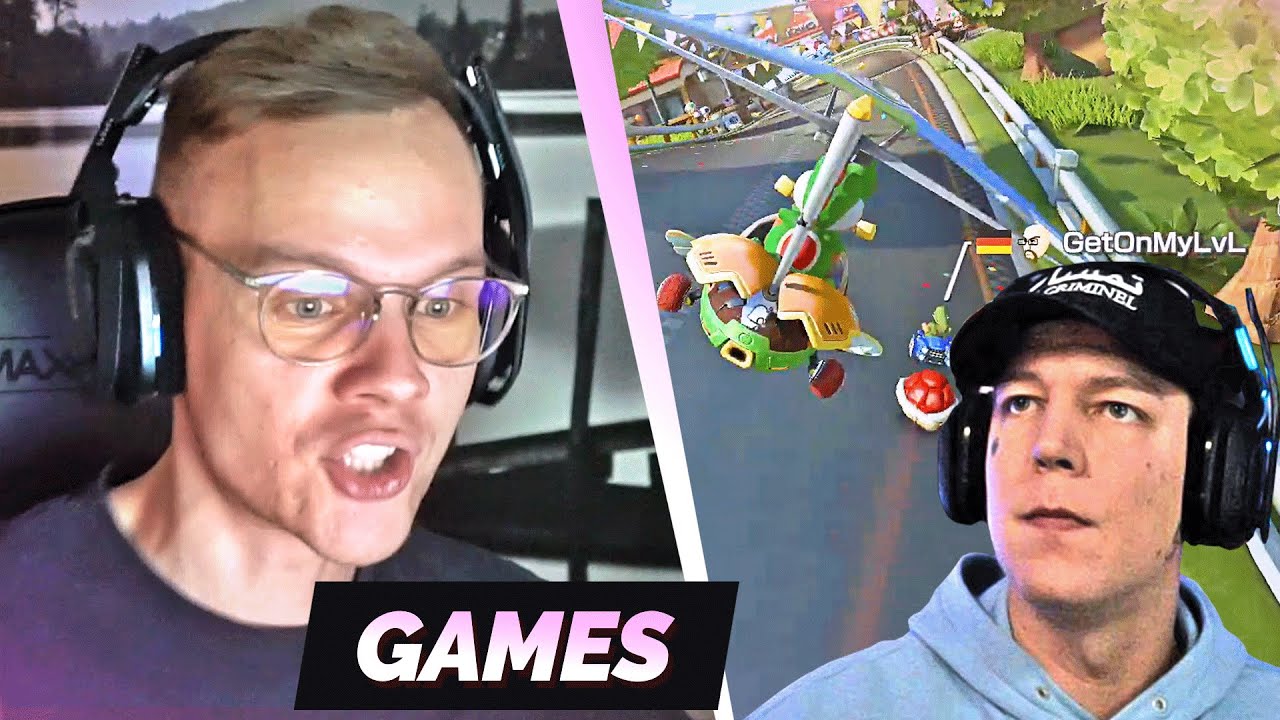 Sascha und Monte fetzen sich 😡😂 | Mario Kart mit Monte, Trymacs, Knossi etc.
