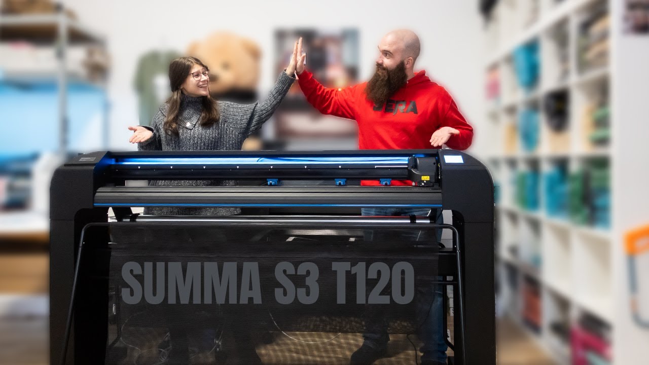 Noul nostru Cutter Summa S3 T120 - Delivery, unboxing si primul job!