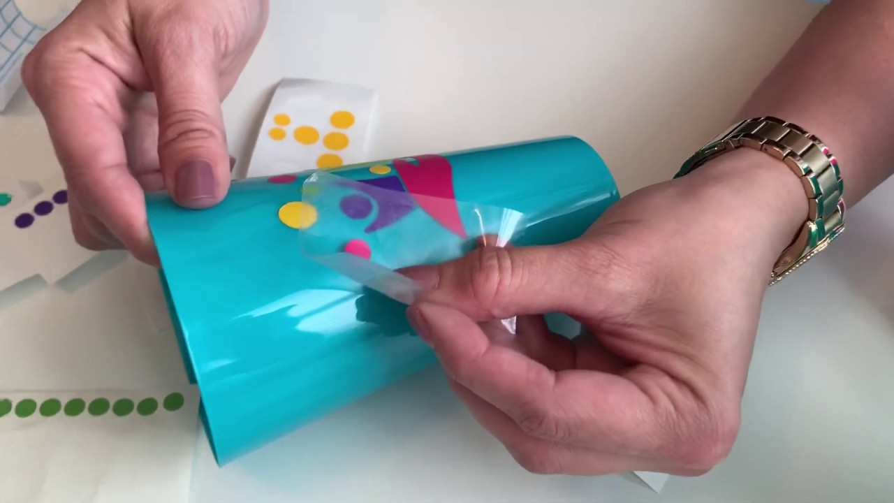 Tutorial Vasos Personalizados con diseño multicolor en vinilo Paso a Paso - LeLoLaiByCamila