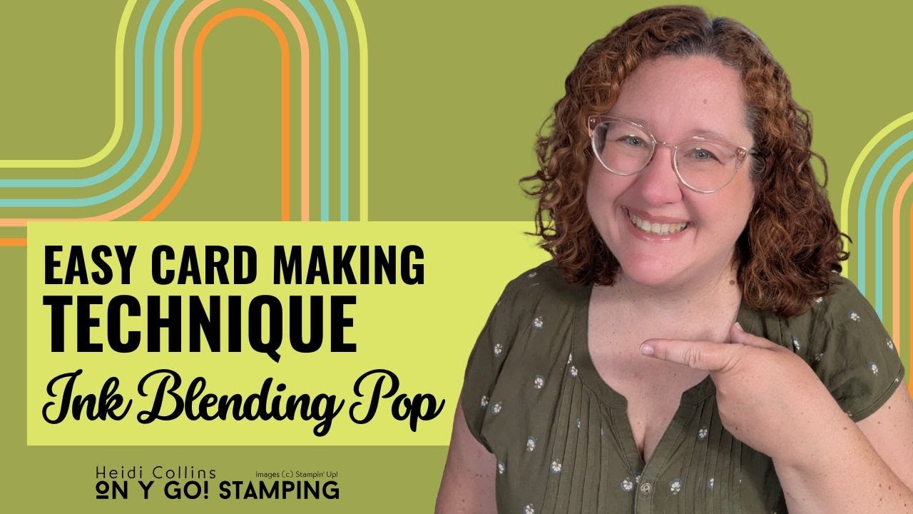 Ink Blending Pop Technique – Easy Layered Color for Handmade Cards