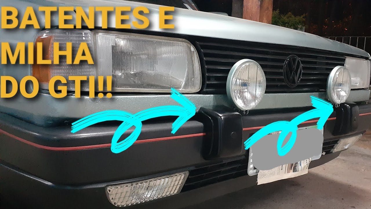 COMO INSTALAR FARÓIS DE MILHA E BATENTES DO GOL GTI/GTS!!!
