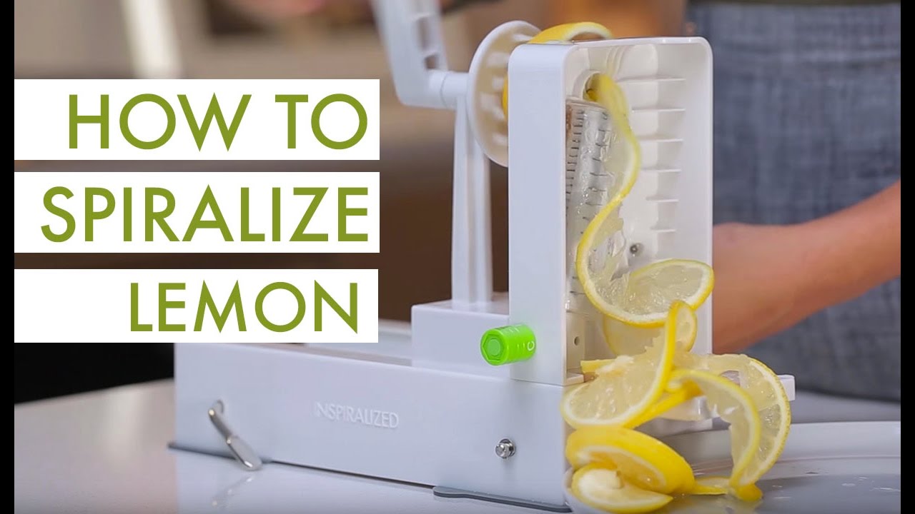 How to Spiralize Lemon
