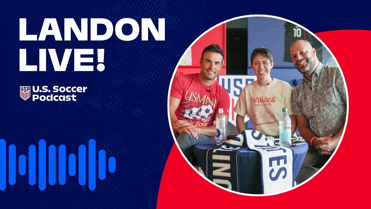 Landon Donovan Live with U.S. Soccer | Opening Up On His Career, Mental Health, New Hair, & New Book