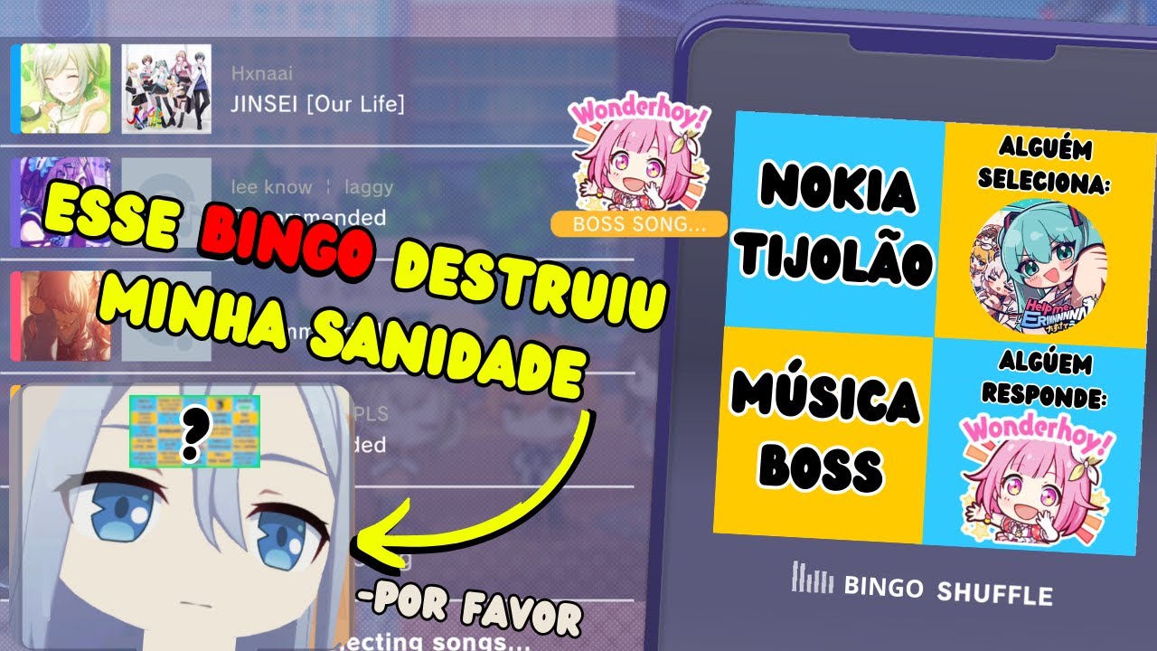 ESSE BINGO NO CO-OP DO COLORFUL STAGE ACABOU COMIGO!