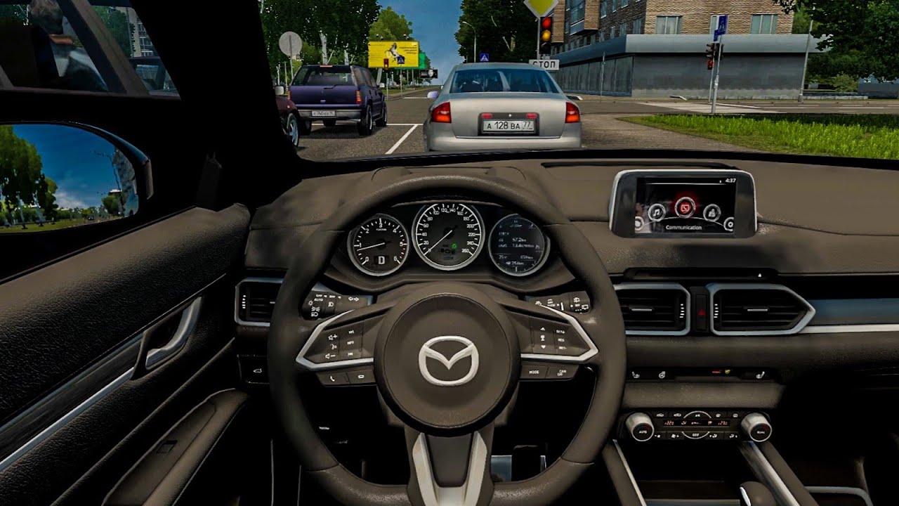 2018 Mazda CX-5 - City Car Driving [Steering Wheel Gameplay]