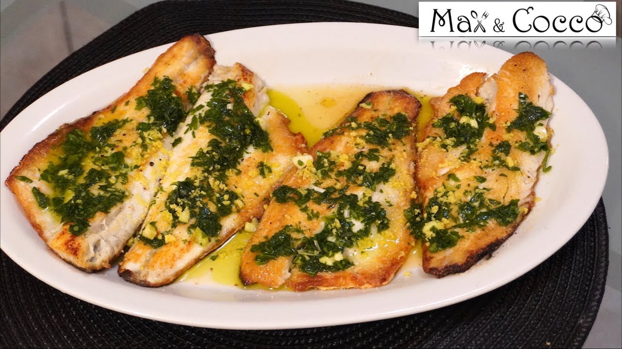 FILETTO di BRANZINO al LIMONE in PADELLA - Secondo piatto di pesce facile e veloce