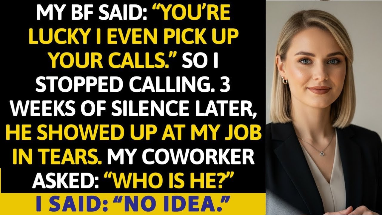 My BF Mocked Me for Calling—So I Went Quiet. Three Weeks of Silence Later…
