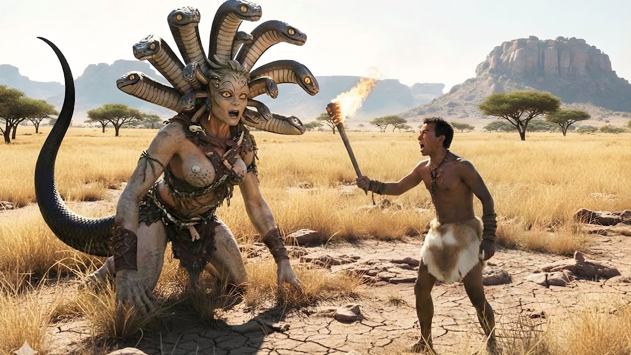 Prehistoric Survival Story | Early Human Awakens Medusa and Faces a Deadly Stone Curse
