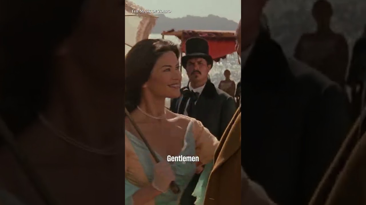 The Mask of Zorro: Kidnapped Daughter Appears (Anthony Hopkins #shorts #short #shortvideo #action )