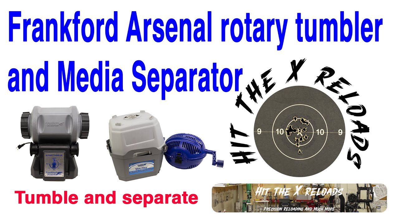 Franford Arsenal wet tumbler and Media separator