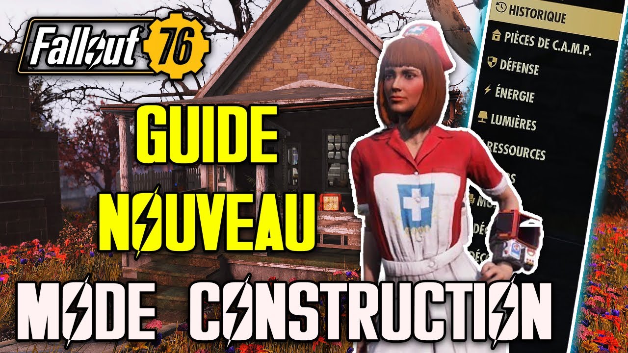 Fallout 76 : GUIDE SUR LES FONCTIONNALITÉS DU NOUVEAU MODE DE CONSTRUCTION !