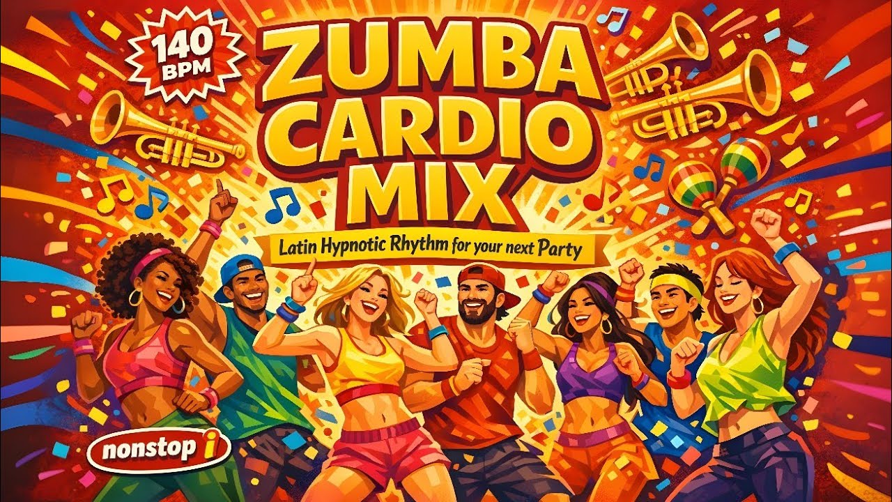 ZUMBA CARDIO Mix (140 BPM Latin Afrobeat Party) | 1 Hour Non-Stop Dance Workout