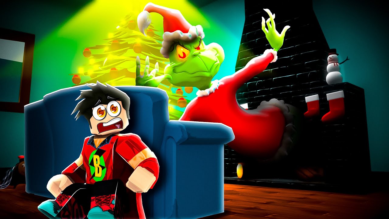 YILBAŞI CANAVARI BENİ KOVALADI!! 🤢 Roblox The Grinch Story
