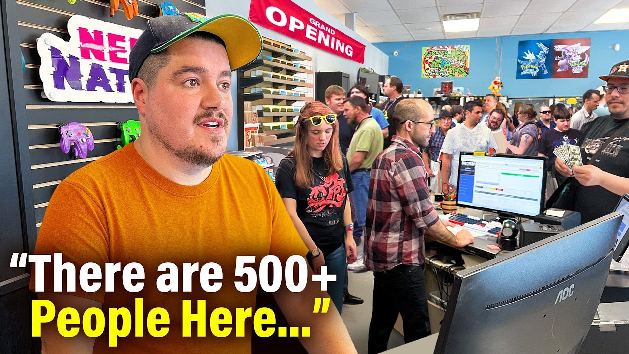 The Chaotic Reality of Opening a Video Game Store