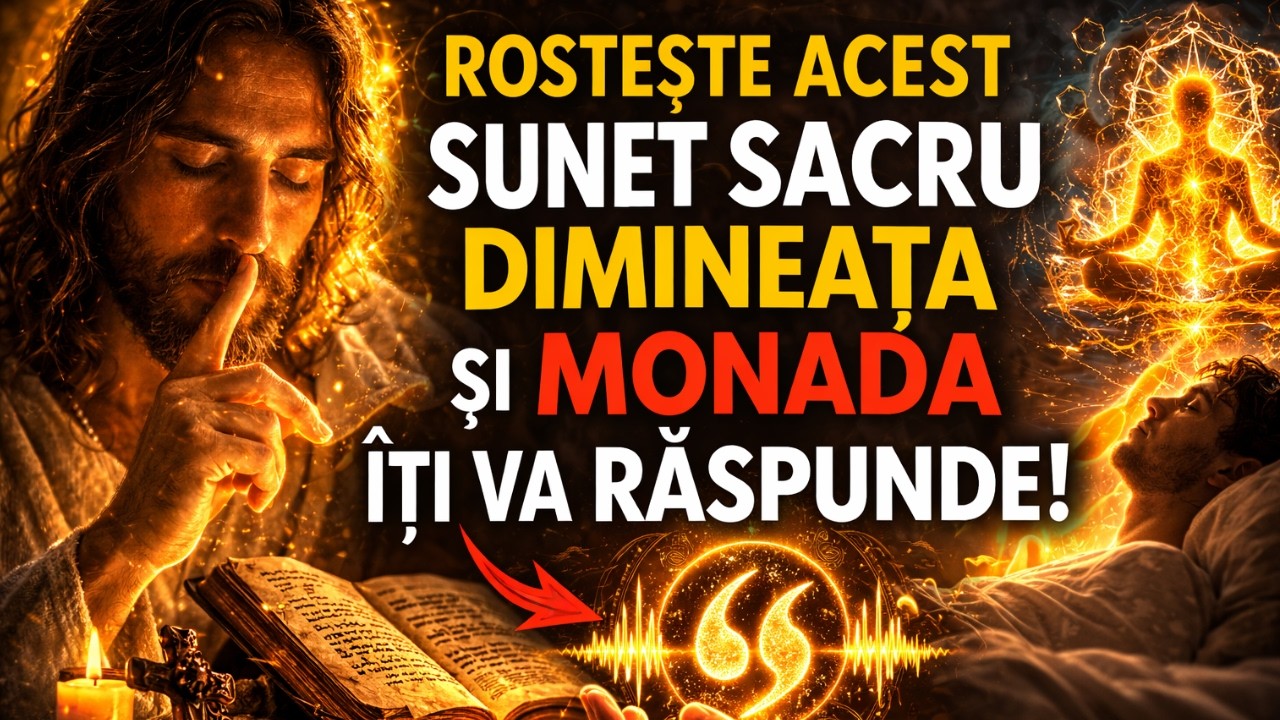 Isus a dezvăluit un sunet sacru din 2 silabe — rostește-l când te trezești, iar Monada răspunde