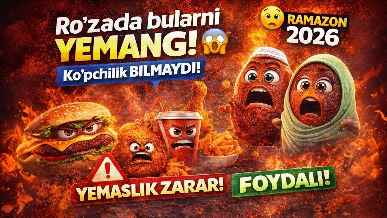 Ro'zada BULARGA O'tmaydigan Narsa Ramazon 2026da?