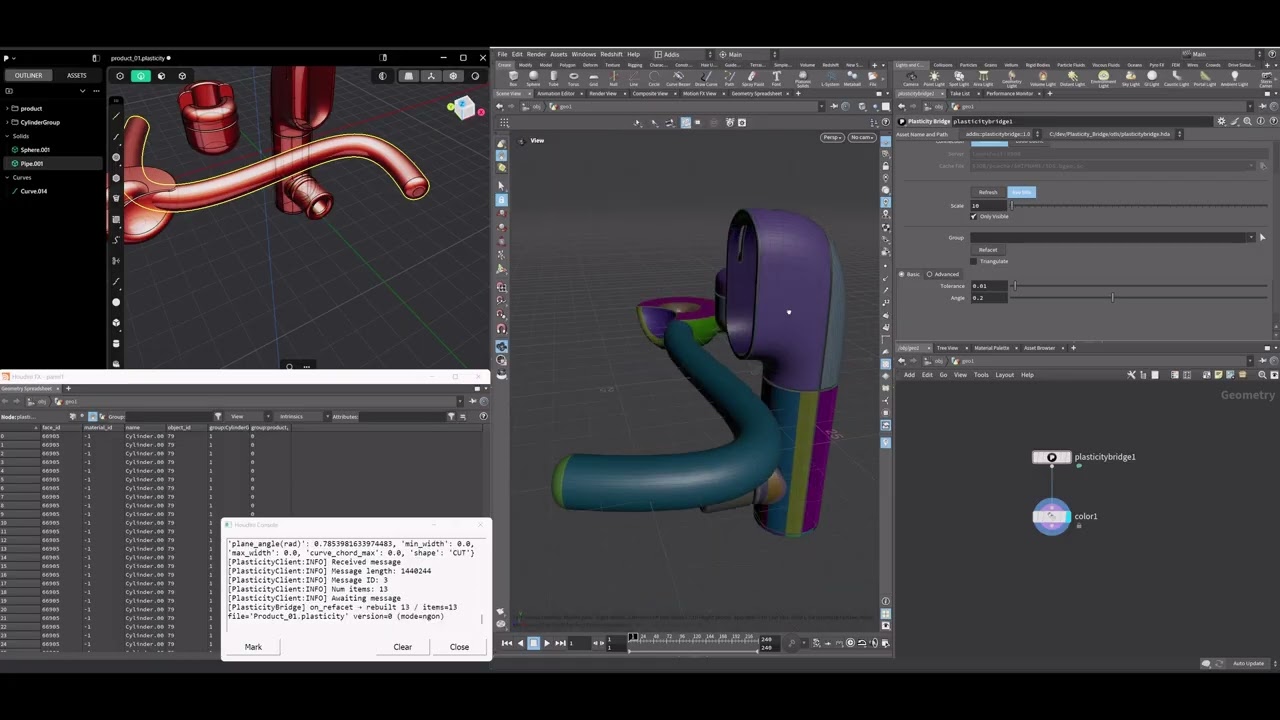 Plasticity Houdini Bridge