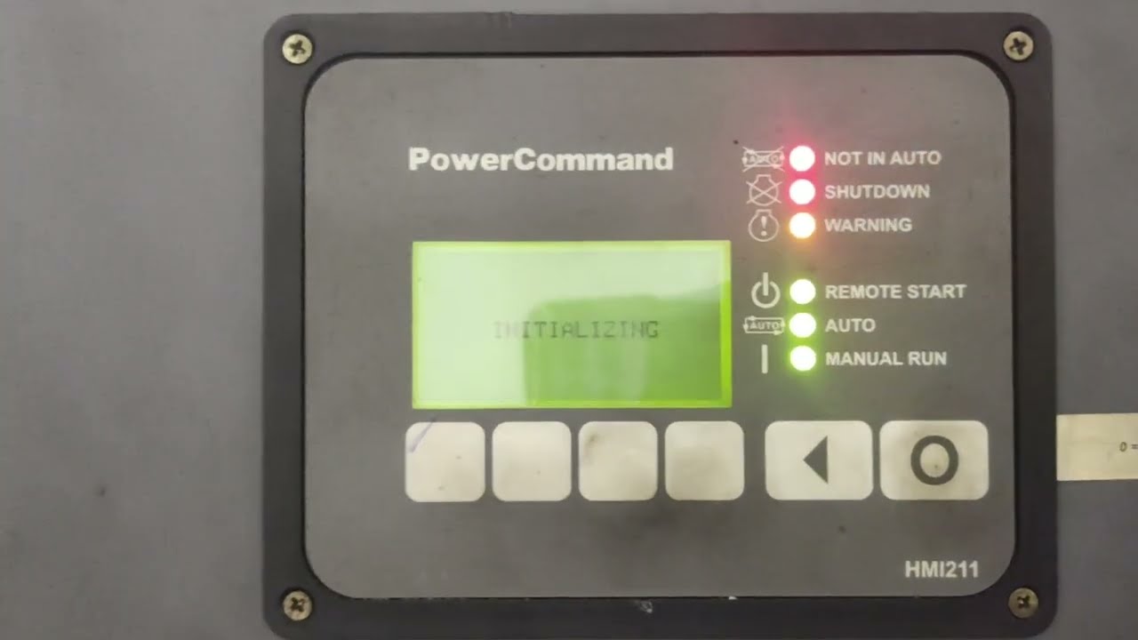 Operação do controlador PCC1302 Grupo gerador Cummins