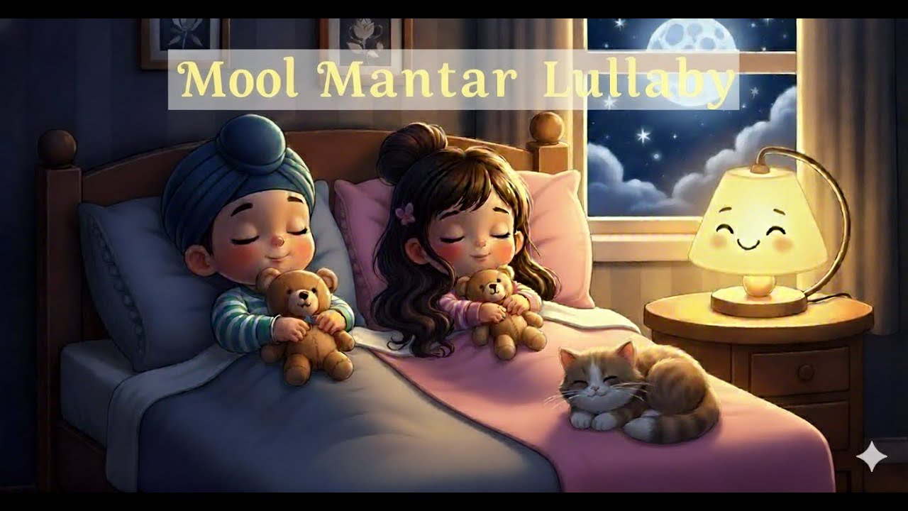 Mool Mantar Lullaby | 15 Minute Bedtime Jaap for Peaceful Sleep #moolmantar #kidssleep #lullaby