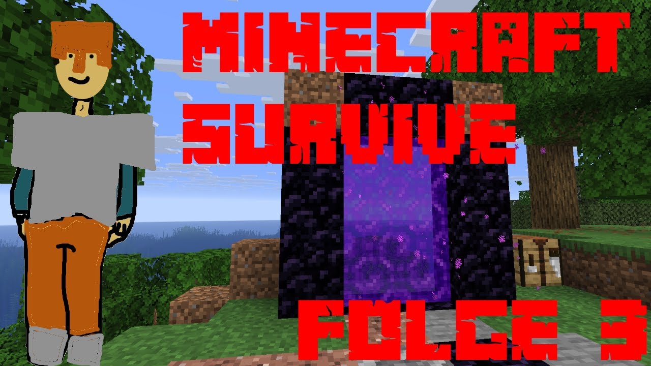 Meiro | Netherportal gießen | Minecraft Survive #3
