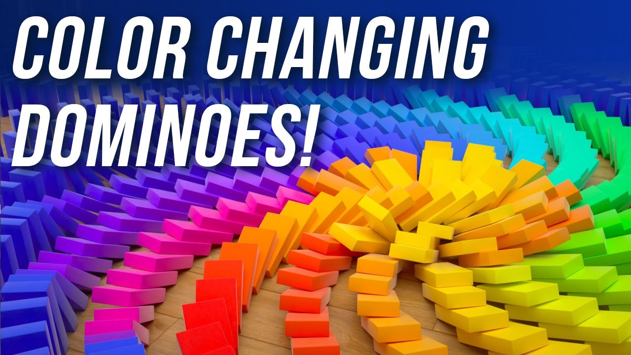 Color Changing Dominoes!