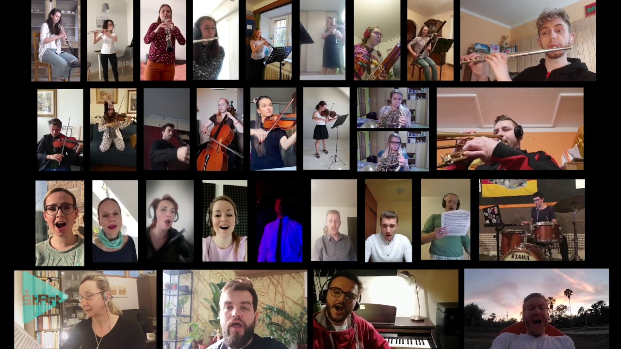 Quarantine International Virtual Orchestra & Choir (Beethoven&acute;s Ode to Joy)