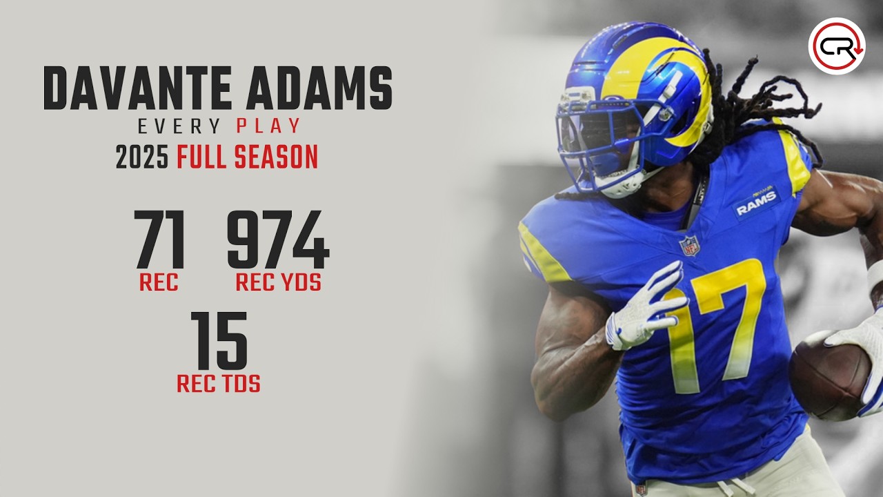 Davante Adams 2025 Highlights | Every Target and Catch
