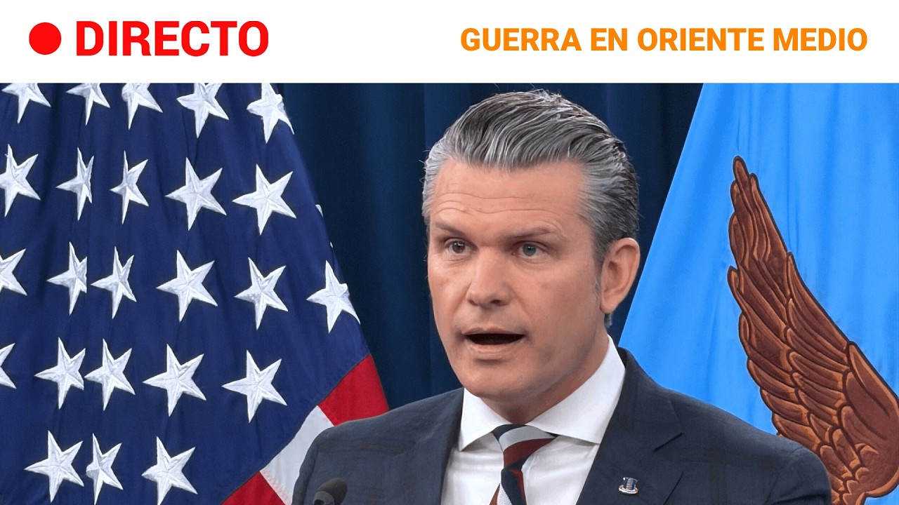 🔴 DIRECTO | GUERRA EE.UU. IRÁN: HEGSETH, JEFE del PENTÁGONO, Informa de los ataques |RTVE Noticias