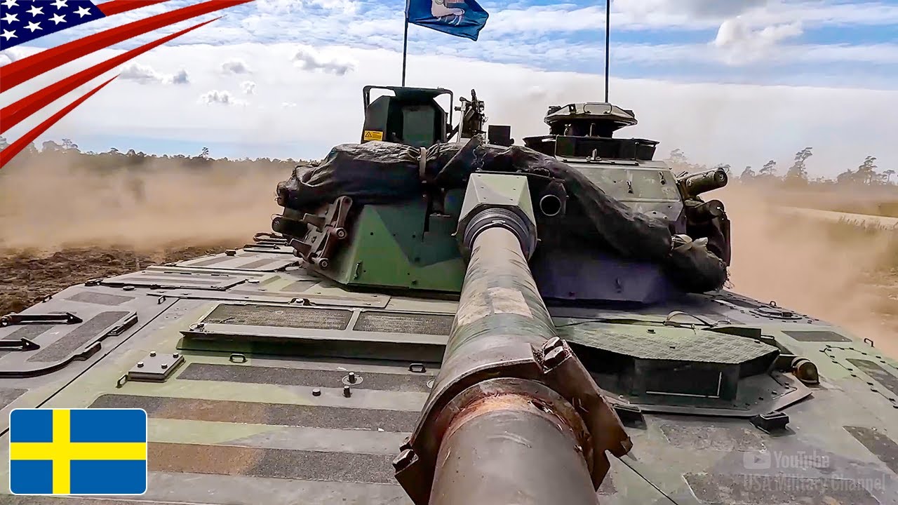 New NATO Member Sweden's Armoured Troops Shine in Allied Military Exercise