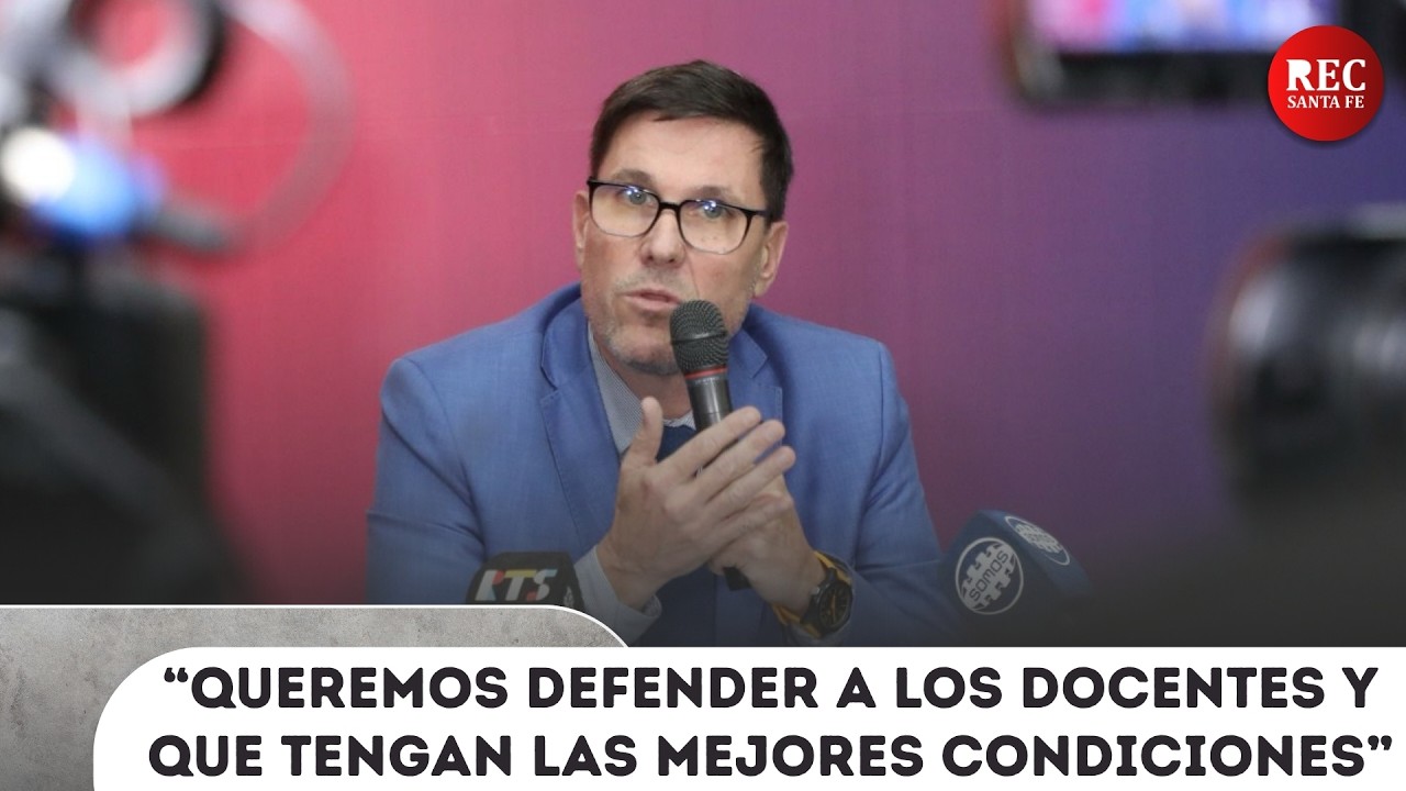 “QUEREMOS DEFENDER A LOS DOCENTES Y QUE TENGAN LAS MEJORES CONDICIONES”